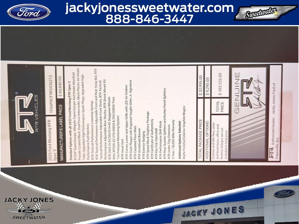 2024 Ford Mustang RTR SPEC 3 (DEMO)